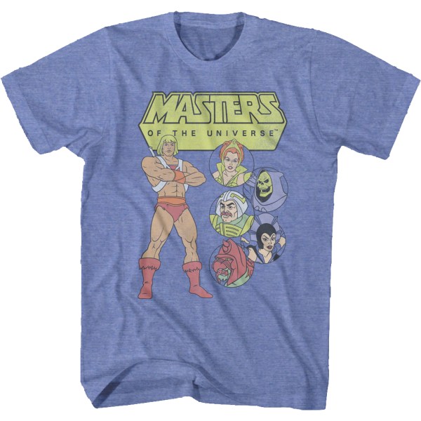 Karakter Collage Masters of the Universe T-shirt XL