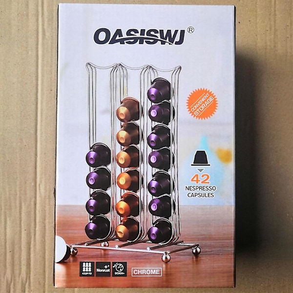 Oasiswj 360 Spin 40 Kapslar Nespresso Kapselförvaringsställ