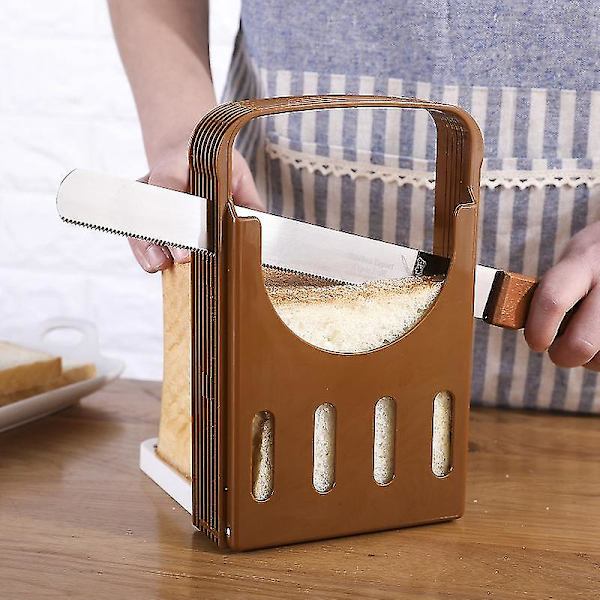 2 st Brödskivare Brödmaskin Toast Bagel Bröd Sandwich Skivare Vikbar Justerbar hem