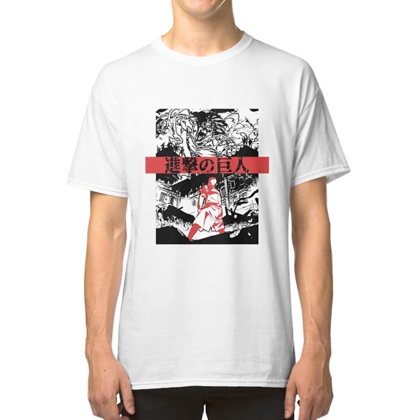 Attack on Titan Säsong 4 Poster Design T-shirt XXXL