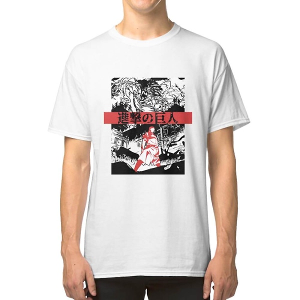 Attack on Titan säsong 4 T-shirt med affischdesign XXXL