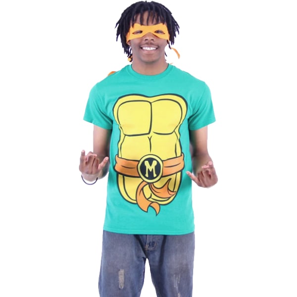 Michelangelo Costume Teenage Mutant Ninja Turtles T-shirt L