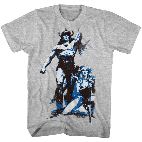 Retro Conan The Barbarian T-shirt XXXL