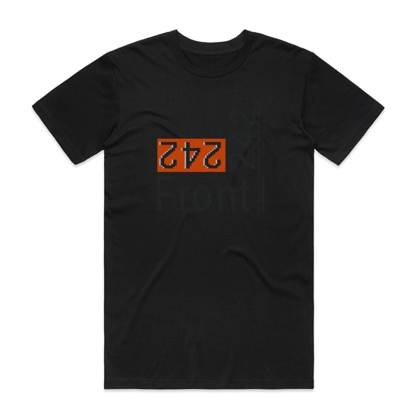 Front 242 Front By Front Album Cover T-Shirt Svart M