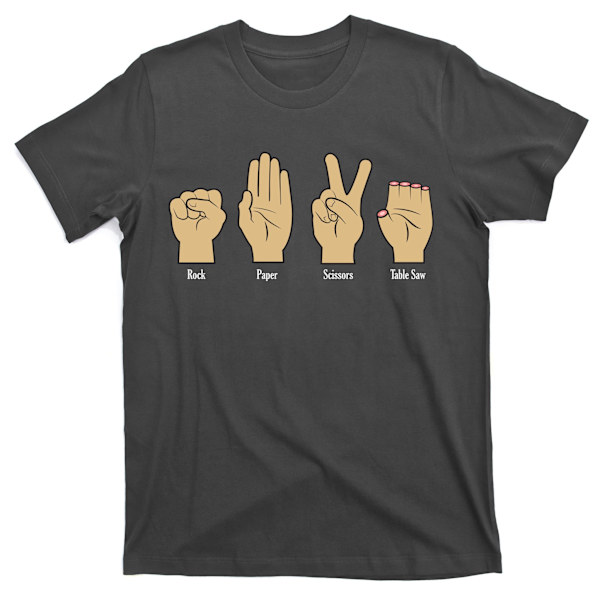 Rock Paper Scissors Bord Sav T-Shirt M