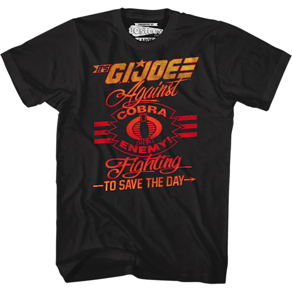 Fighting To Save The Day GI Joe T-shirt L