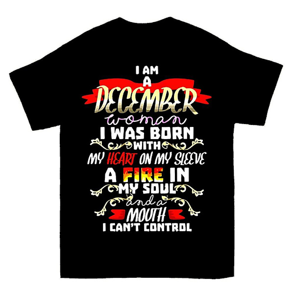 Jeg Er En Desember Kvinne Hoodie Stor T-skjorte XL