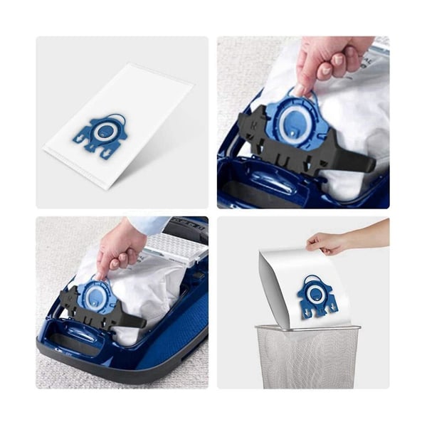 18 kpl pölypusseja Gn 3D -imurille, Complete C3, Complete C2, Classic C1, S400, S600, S800, S2