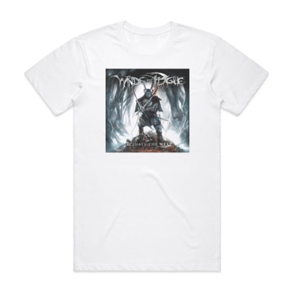 Winds of Plague Decimate The Weak Album Cover T-Shirt Hvid XL