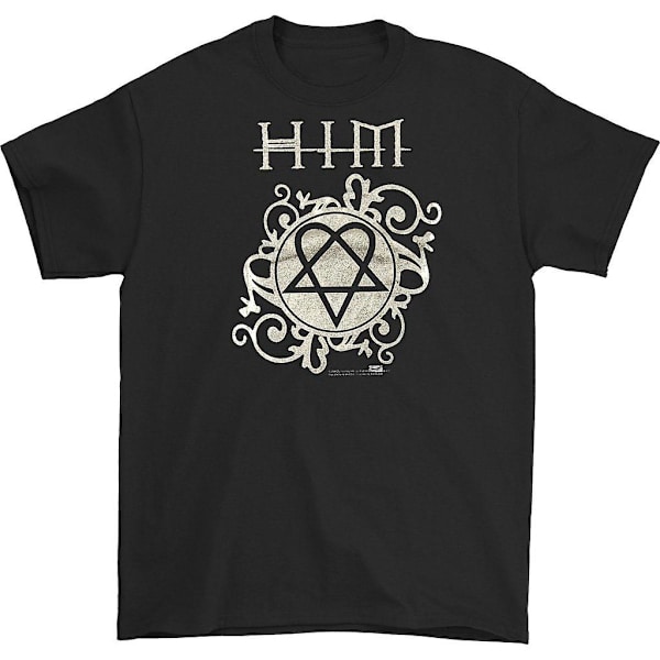 HIM Viney Heart T-skjorte M