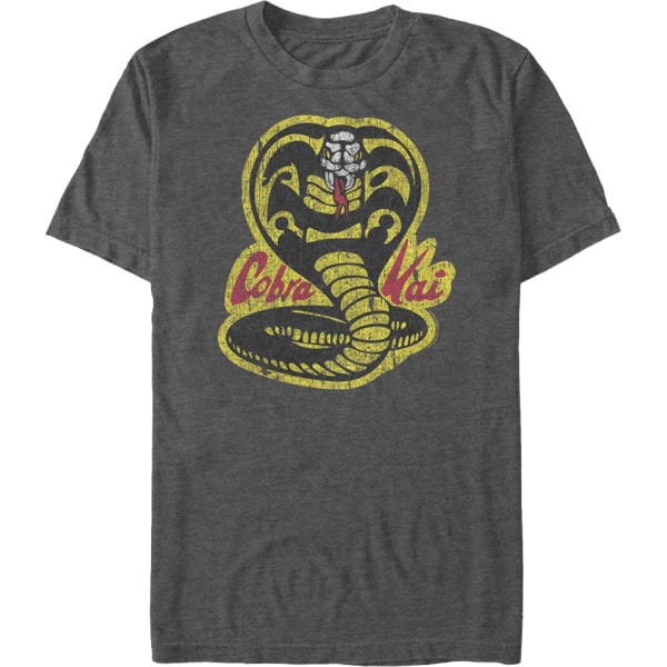 Distressed Logo Cobra Kai T-shirt L