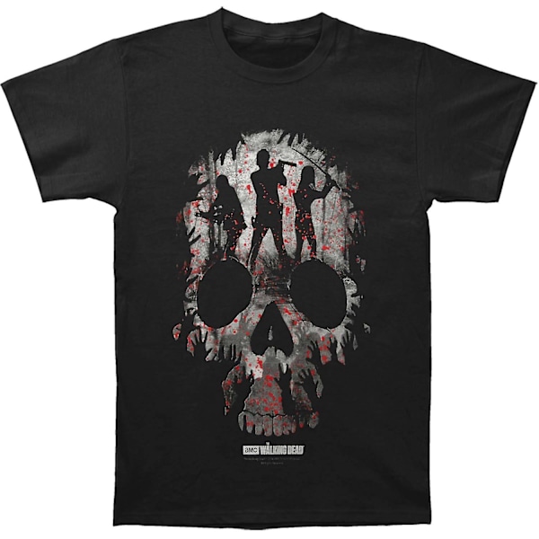 The Walking Dead Heroes Skalle T-shirt XXL