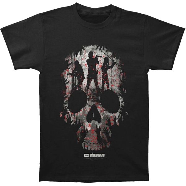 Walking Dead Heroes Skull T-shirt XXL