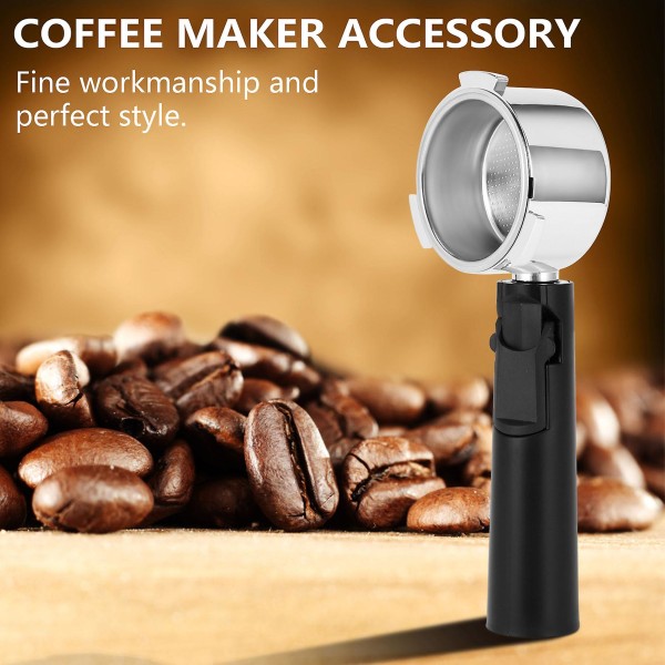 51mm rostfritt stål bottenlöst kaffeportafilter professionella tillbehör för kaffemaskin