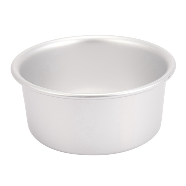 2 stk. Runde Chiffonkakeformer i Aluminiumlegering med Avtakbar Bunn, Hult Skorsteinformet Kakeform, DIY Baking