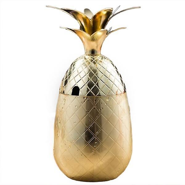 Ananas Cocktailglass Metallkopp Moscow Mule Kopp DIY Vinglass Hjemmedekorasjon Bartilbehør