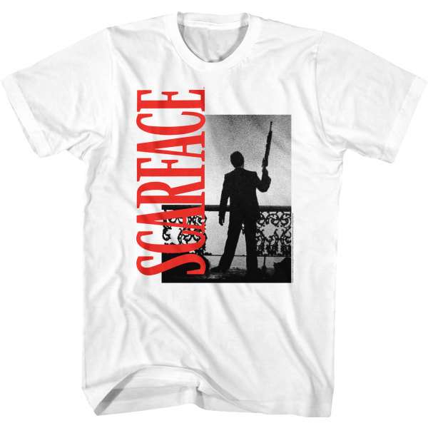 Tony Montana Silhuett Scarface T-skjorte XL