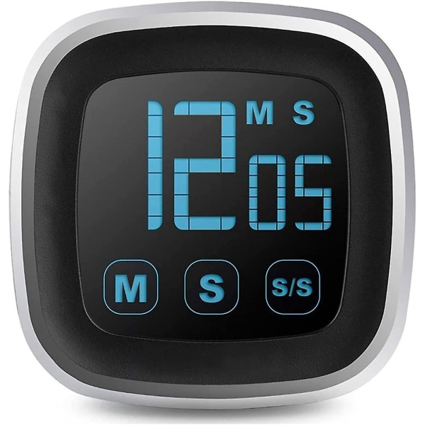 Köktimer Kockning Pekskärm LCD Klassrumstimer Digital Timer Spel Möte Fitness