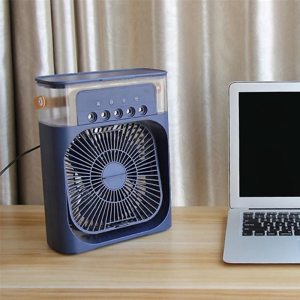 Luftkonditionering Luftkylare Vattenkylning Sprayfläkt USB Desktop Fuktfläkt Mini Luftkylning