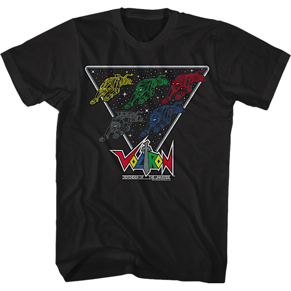 Lion Formation Voltron T-shirt M