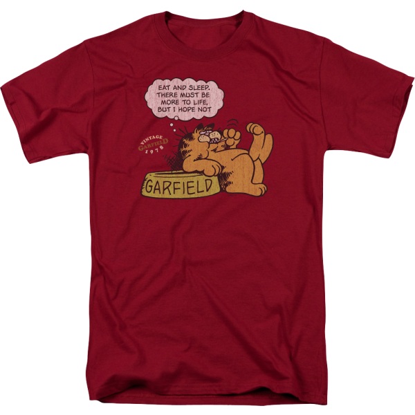 Ät och sov Garfield T-shirt L
