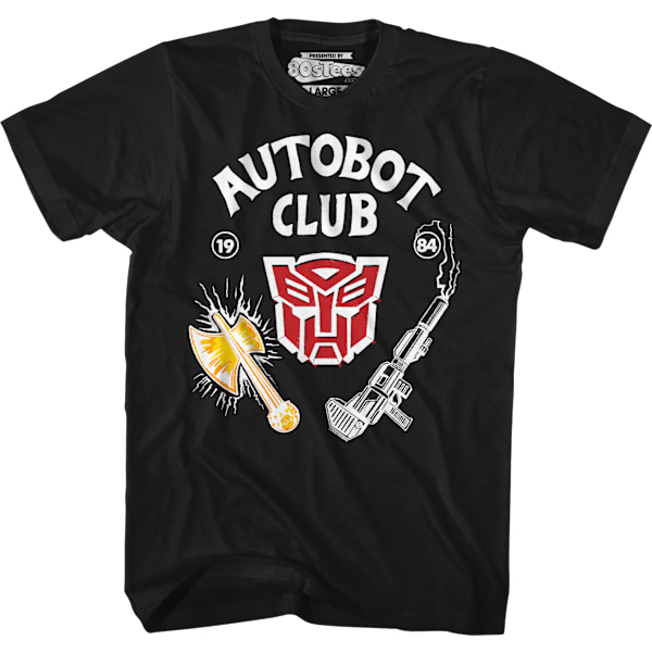 Sort Autobot Club Transformers T-Shirt M