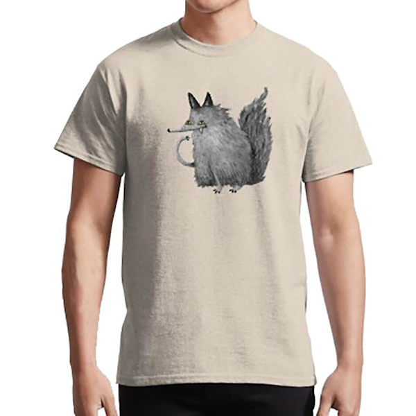 Cheeky Wolf T-shirt white M