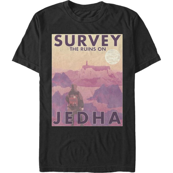 Utforska Ruinerna På Jedha Star Wars T-Shirt M