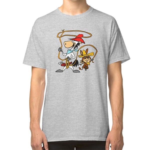 Quick Draw McGraw og Baba Looey T-skjorte white XXL