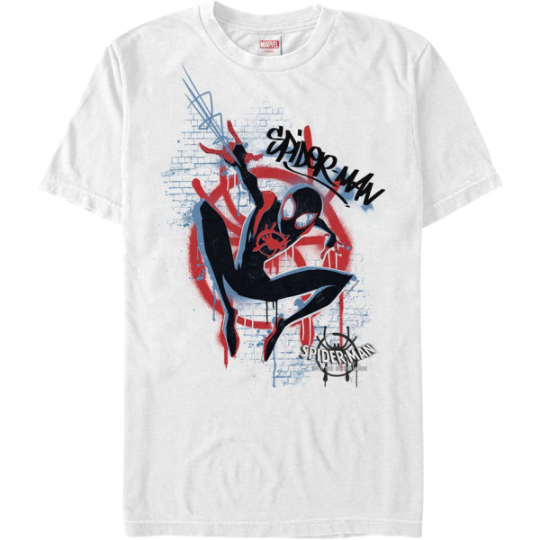 Graffiti Spider-Man Into The Spider-Verse -paita Uusi XXXL