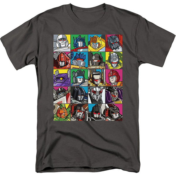 Robot Collage Transformers T-Shirt M