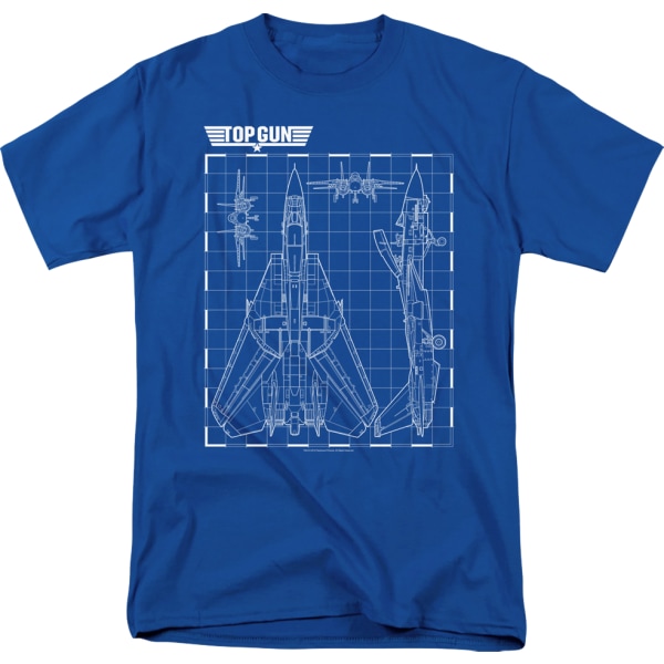 Schematisk Top Gun T-shirt XXXL