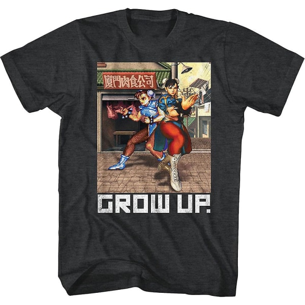 Grow Up Street Fighter -paita L