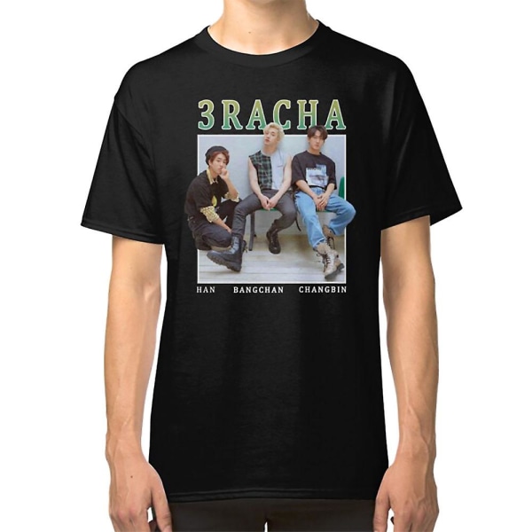 3RACHA Stray Kids Vintage Retro Band Style 90-tal T-shirt XXL