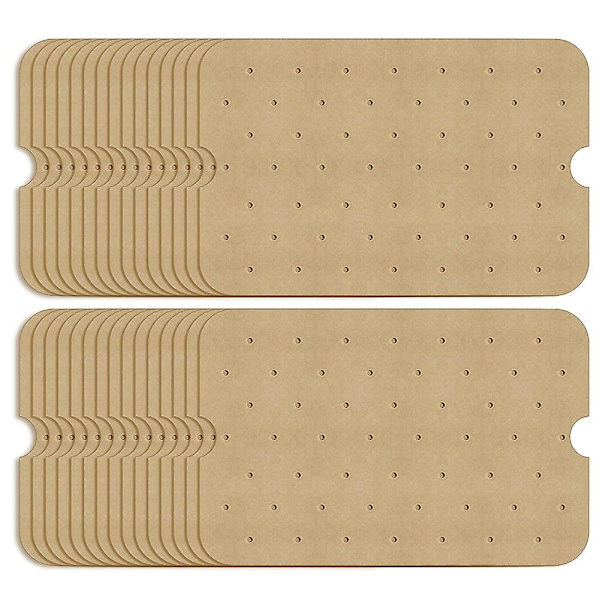 100 st luftfritöspapper med luft hål luftfritös bakplåtspapper för ninja food smart fg551 luftfritös