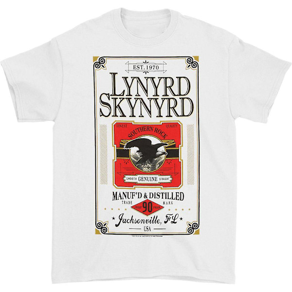 Lynyrd Skynyrd Manuf'd & Distilled Miesten T-paita M