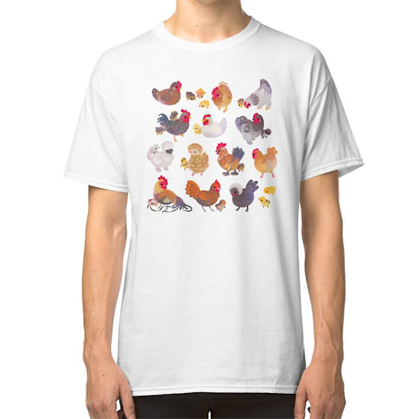 Kana ja tipu T-paita XXXL