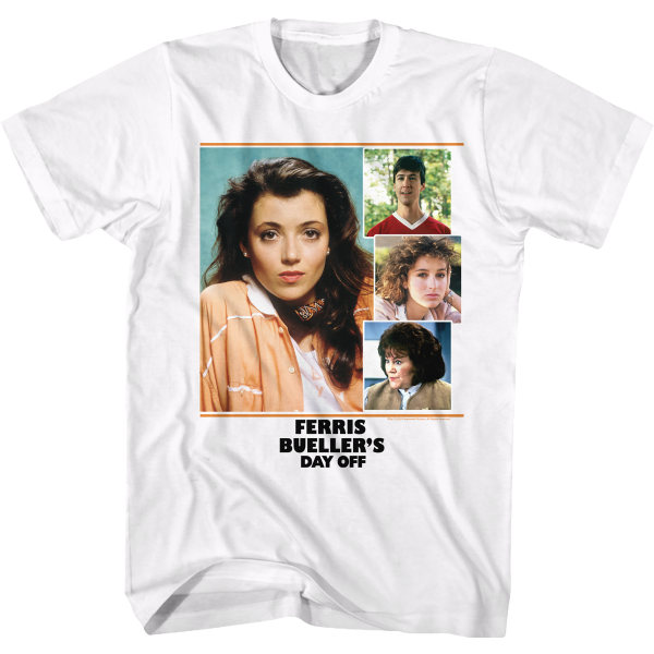 Cast Collage Ferris Bueller's Day Off T-shirt L