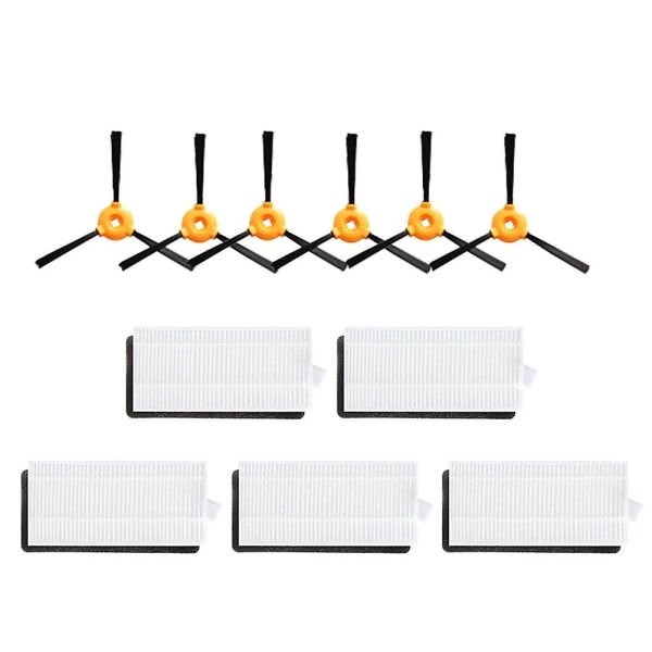 Deebot N79 N79s K600 K700 Robotdammsugare Sidoborste Filter Kit