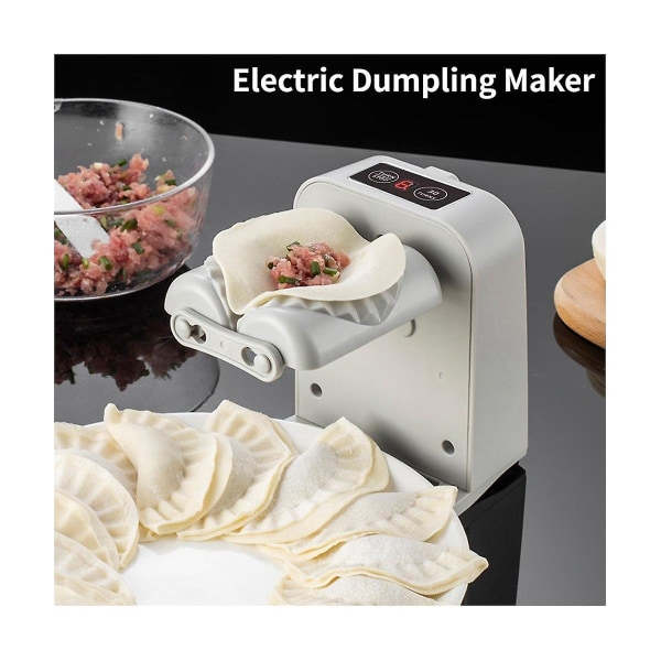 Automatisk Dumplingform Elektrisk Dumplingmaskin Hushålls Tryck Dumpling Wonton Skin Maskin Kök