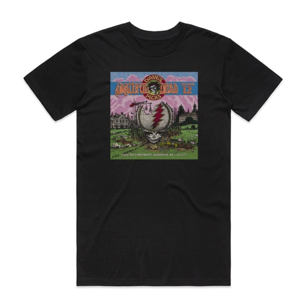 Grateful Dead Daves Picks Volym 12 Colgate University Hamilton Ny 11477 Albumomslag T-shirt Svart XXXL
