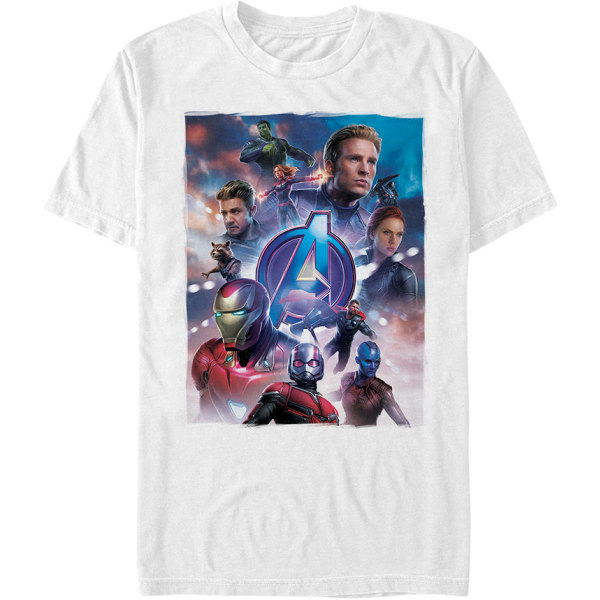 Filmposter Avengers Endgame T-shirt Ny XXXL