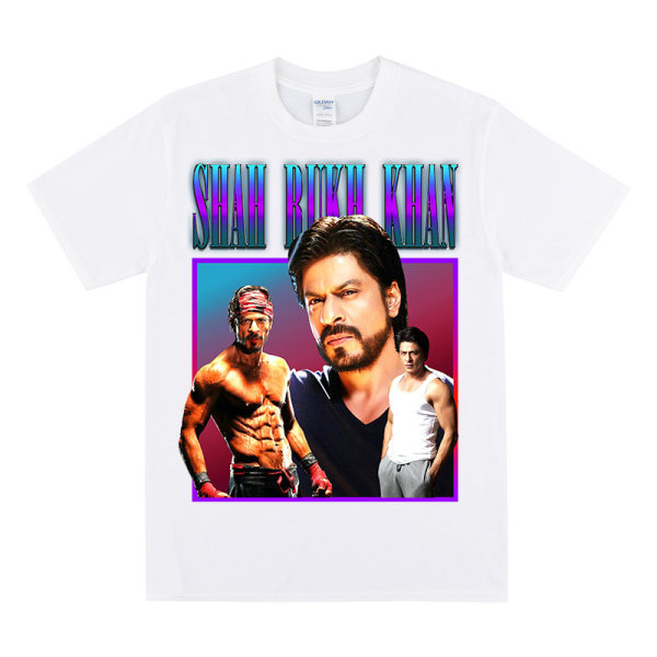 SHAH RUKH KHAN Hyldest T-shirt White L