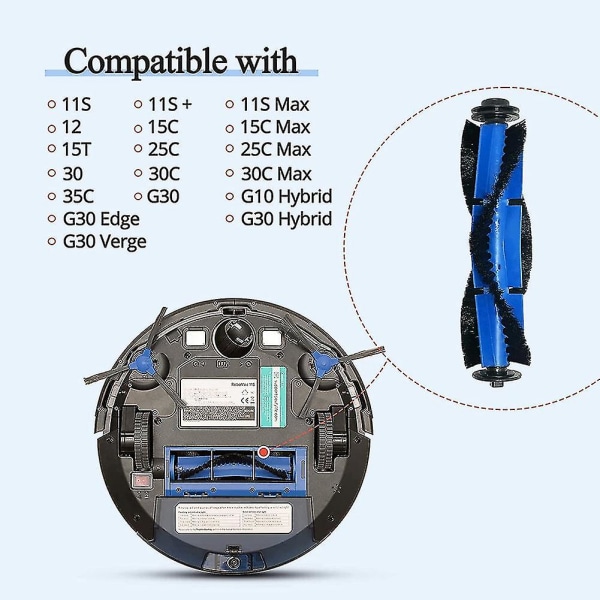 Rullborste Kompatibel med Robovac 11s, robovac 30, robovac 15c Robotdammsugare Tillbehör