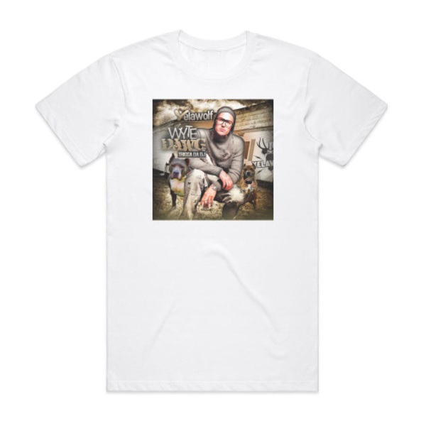 Yelawolf Wyte Dawg Album Cover T-shirt Vit M