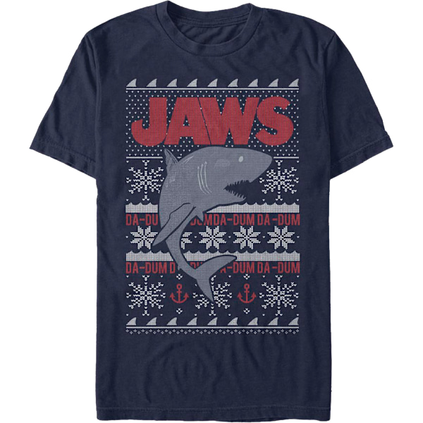 Grim Faux Knit Jaws Juletrøje M