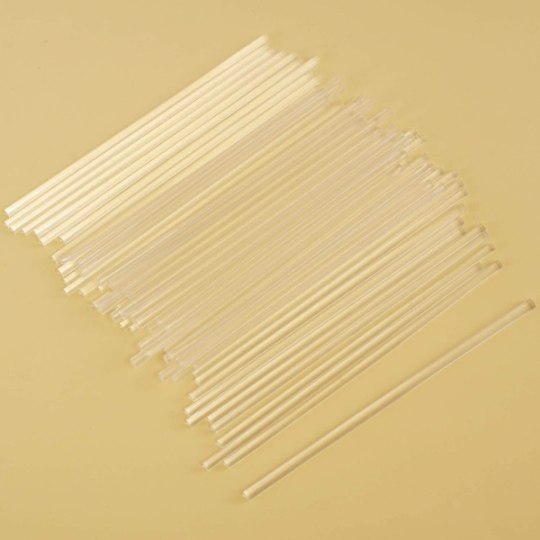 100 stk 4 tommers akryl-lollipop-pinner, klare gjenbrukbare akryl-pinner for lollipop-kake-pops