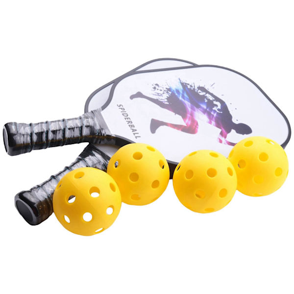 6 Pickpocket Paddles 2 Avancerade Grafit Craft Racket Honungskaka Kärna 4 Boll Super Pad Grepp
