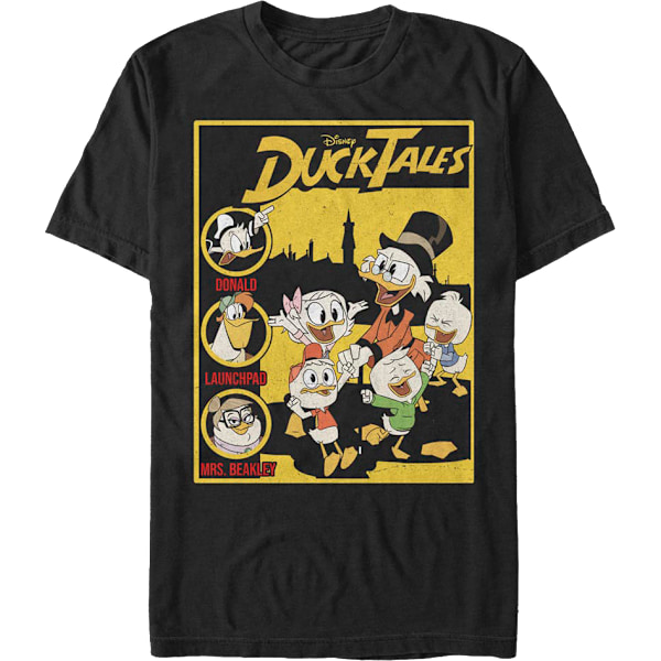 DuckTales -paita päähahmoilla ja sivuhahmoilla M