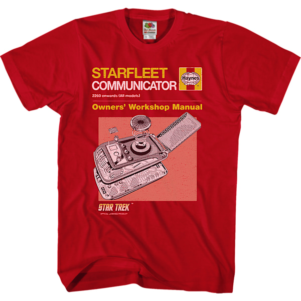 Starfleet Kommunikator Star Trek T-Shirt XXL
